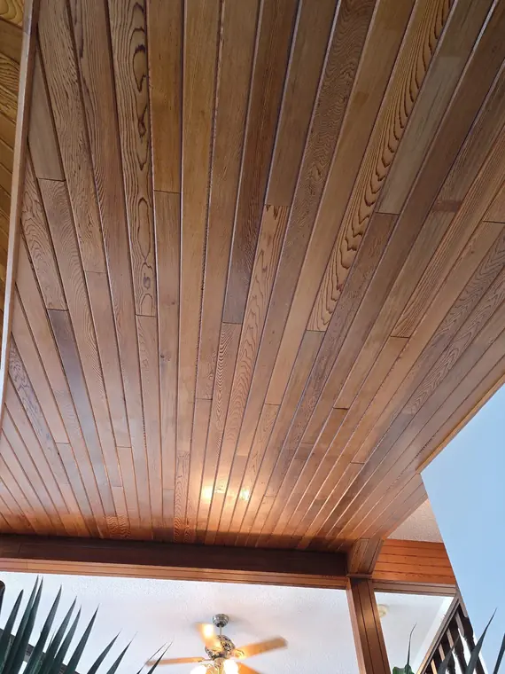 Paint and stucco finish detail by Life Saver Painting in Calgary, AB