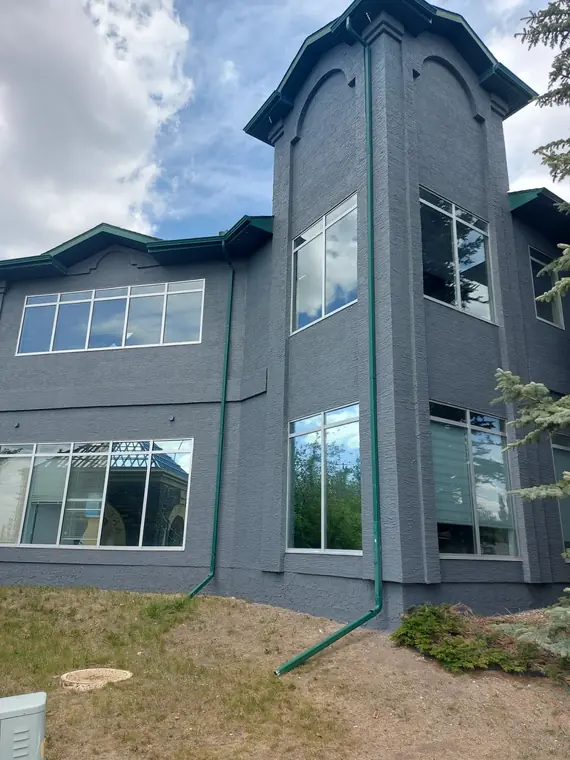 Exterior painting and stucco project by Life Saver Painting in Calgary, AB
