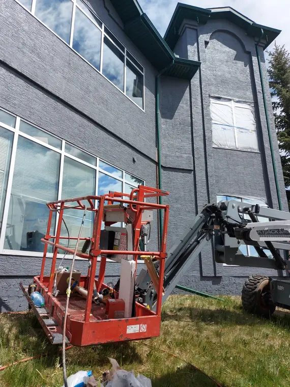 Life Saver Painting crew on site in Calgary, AB