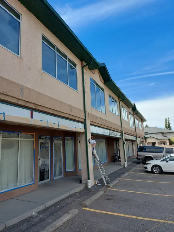 Commercial painting project by Life Saver Painting in Calgary, AB