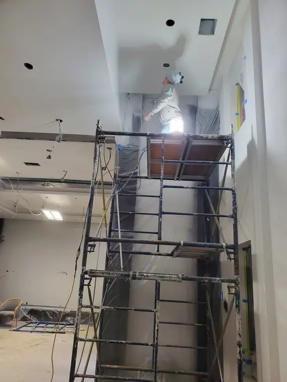 Life Saver Painting crew on site in Calgary, AB