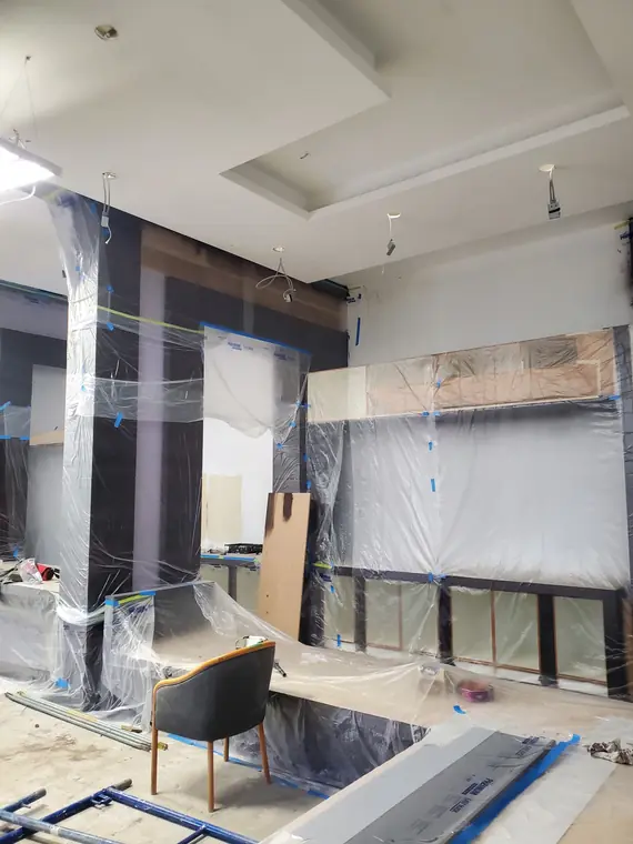 Interior painting project by Life Saver Painting in Calgary, AB